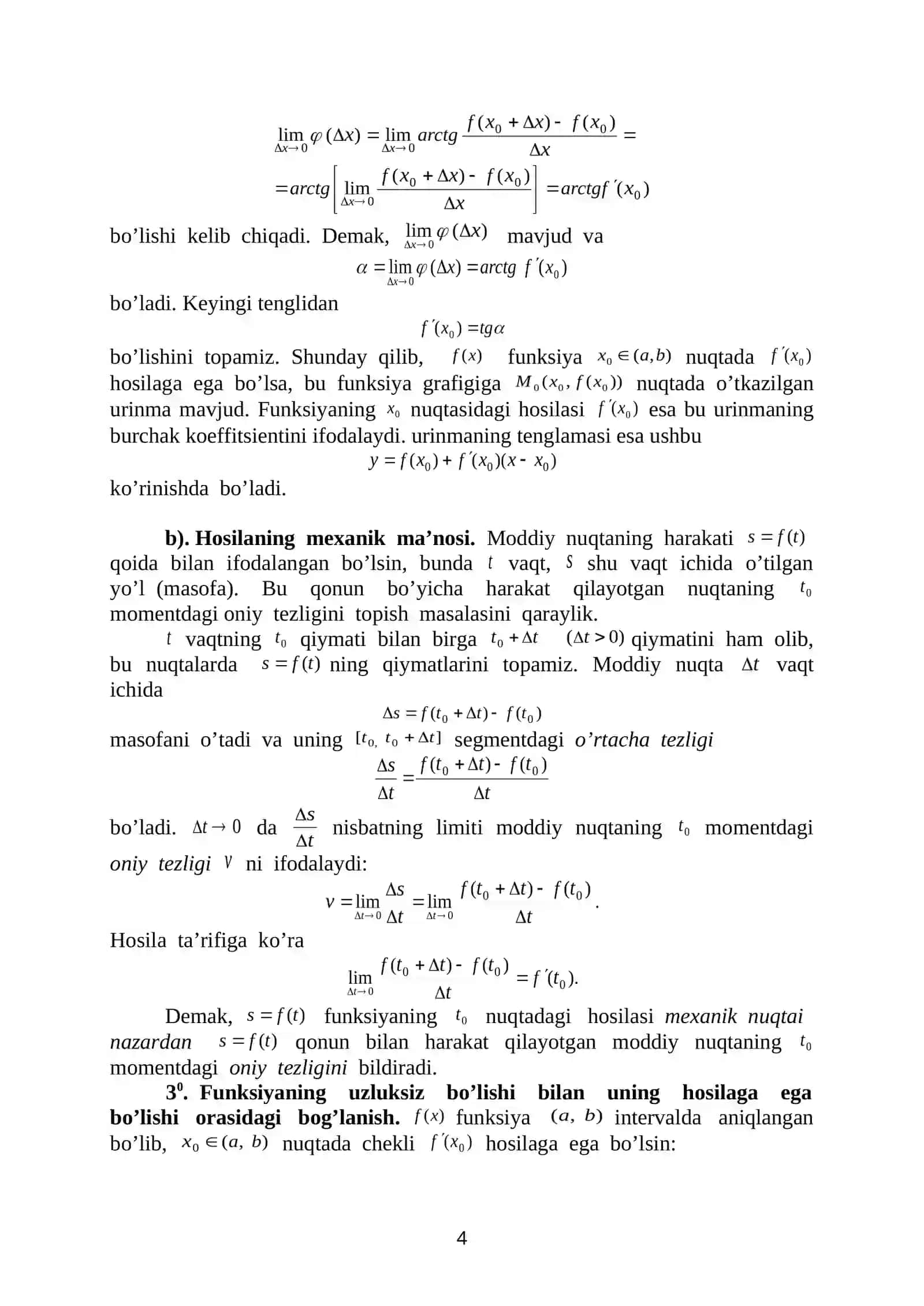Ma'lumotlar bazasi - Misollar 4