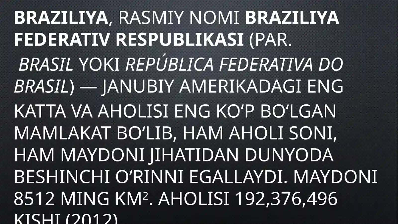 Brazilya etnologiyasi 4