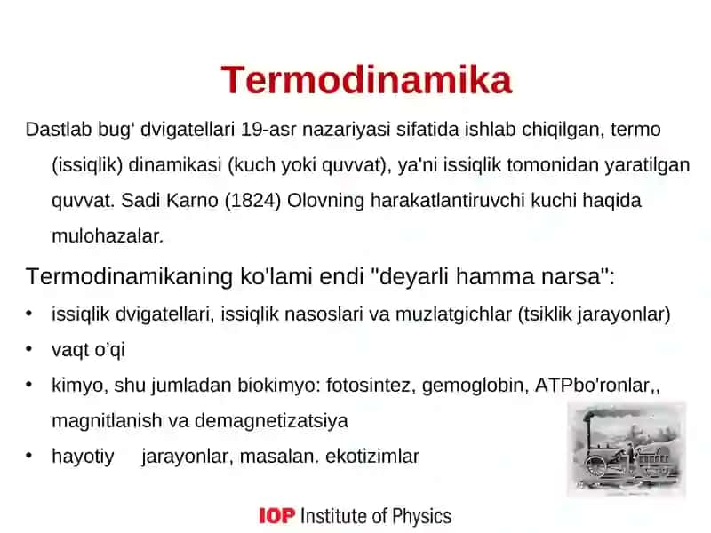 Biologik jarayonlar termodinamikasi 4