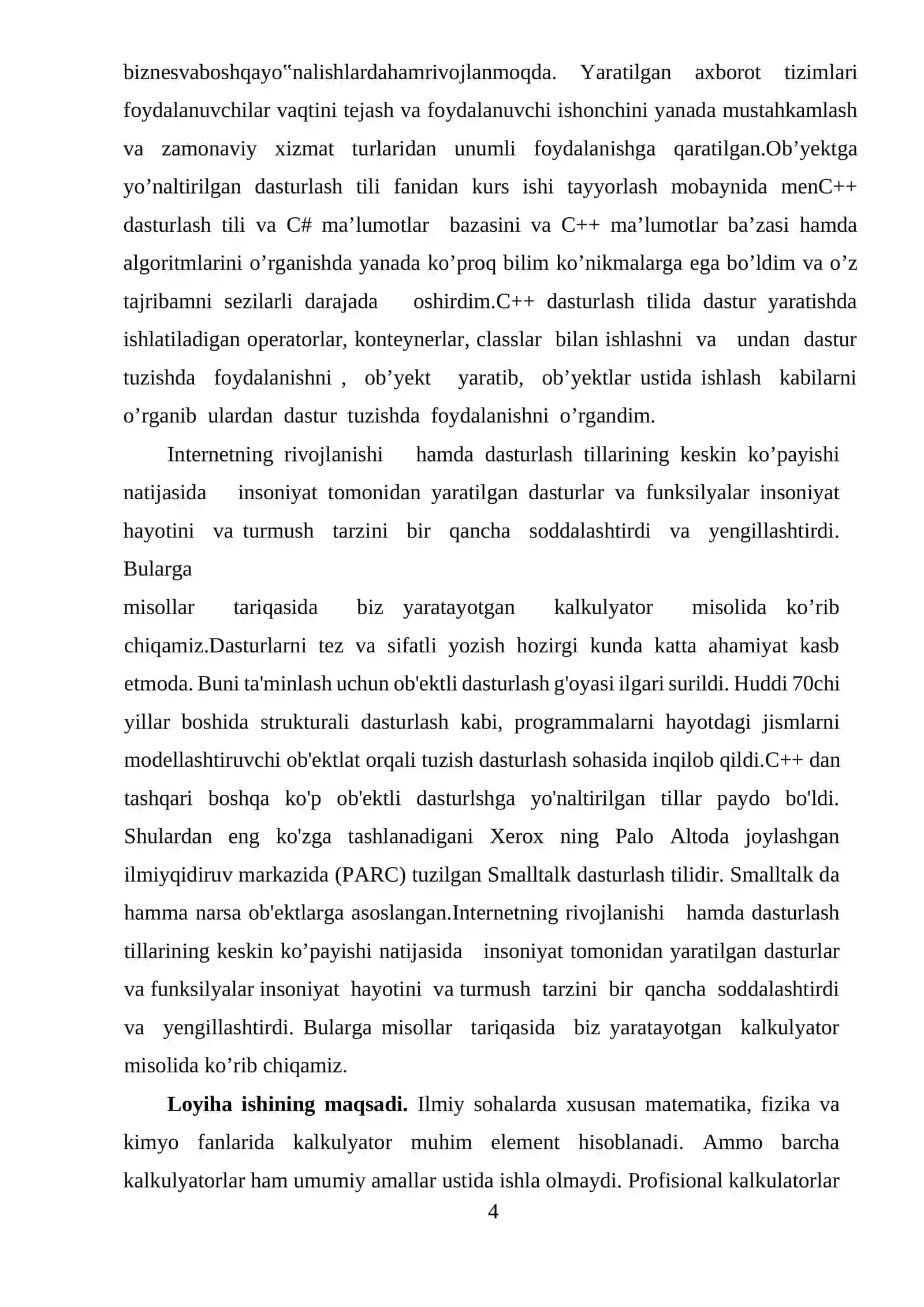 Kalkulyator yaratish va ijtimoiy tarmoqqa joylash | Loyiha ishi10 4