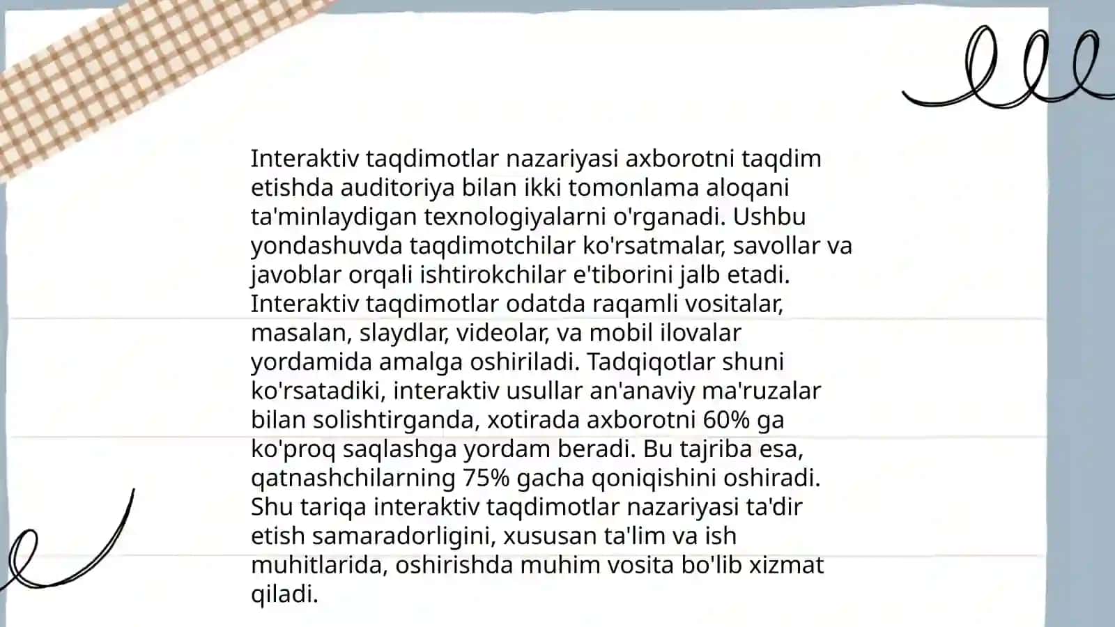 Interaktiv taqdimotlar uchun slayd dizayni 4