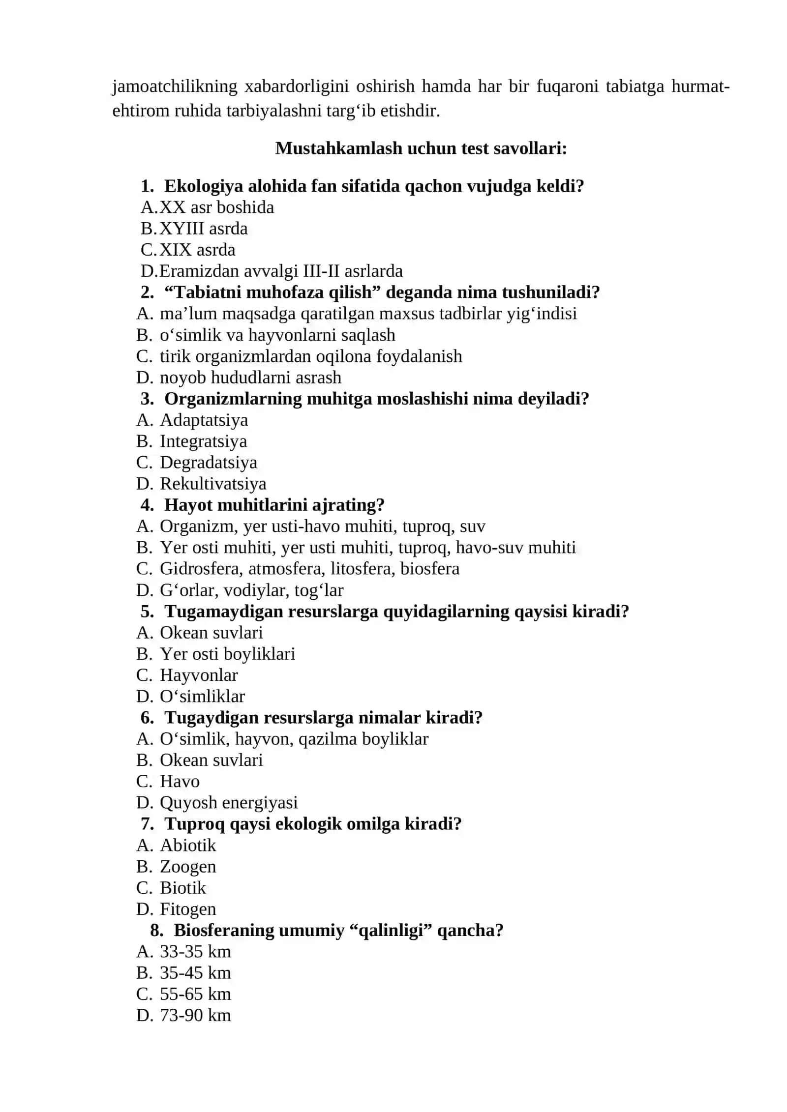 Ekologik ta'lim-tarbiya 4