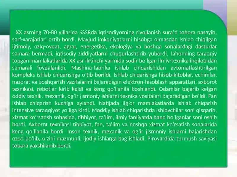O‘zbekistonning eng yangi tarixi 4