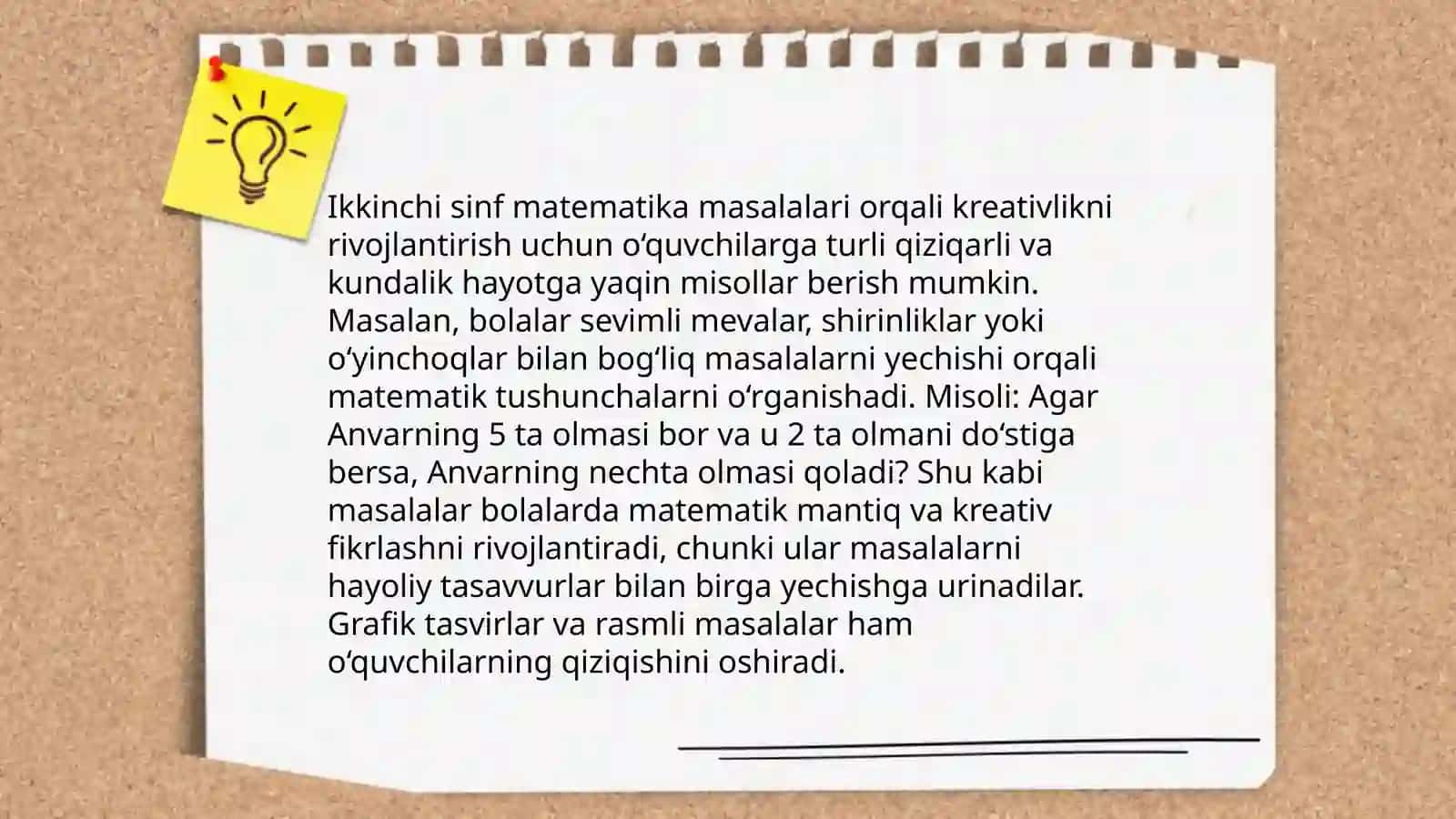 Matematikani oʻqitishda rivojlantiruvchi taʼlim 4