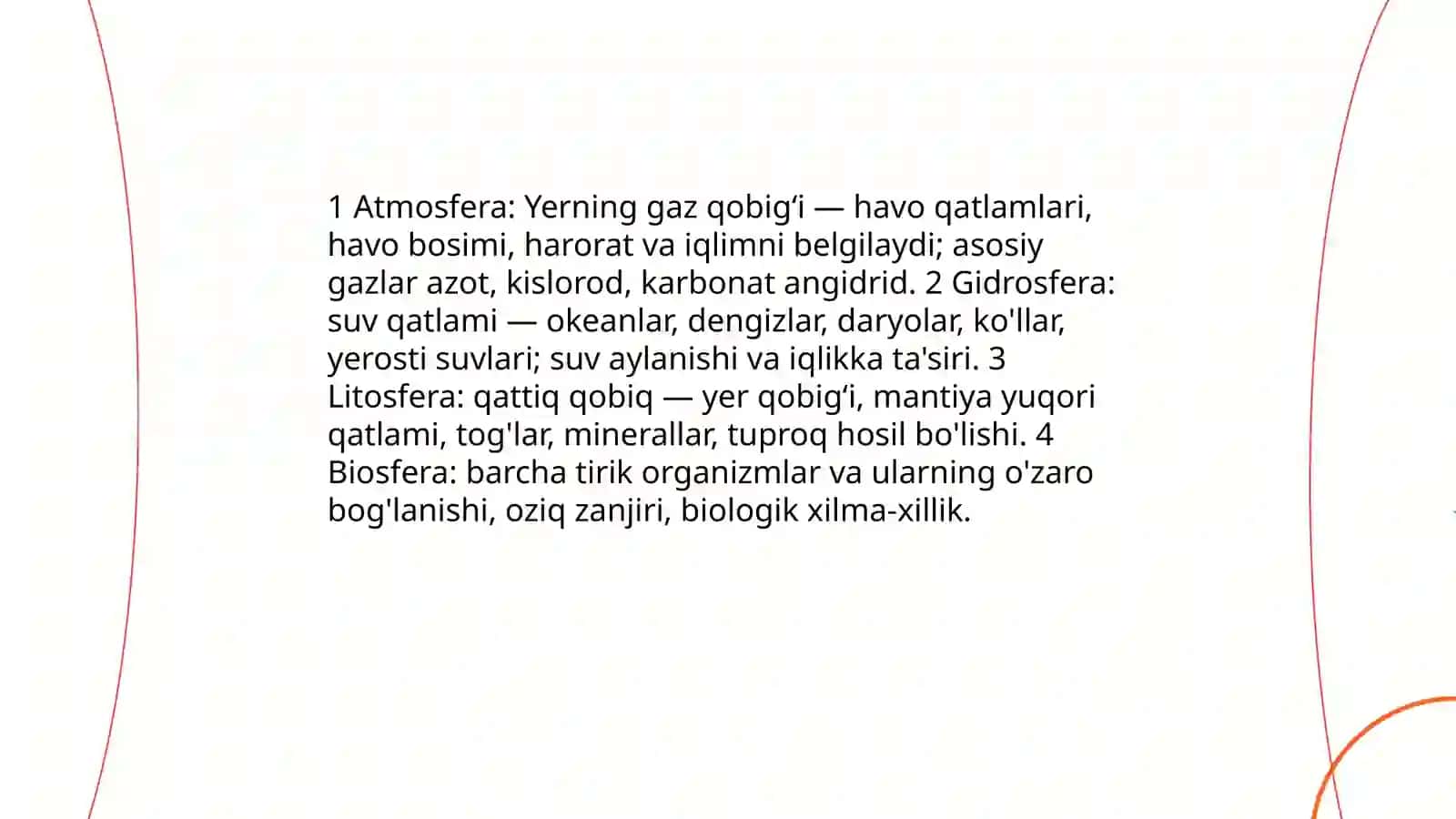 Geografik qobiq va uning tuzilishi 4