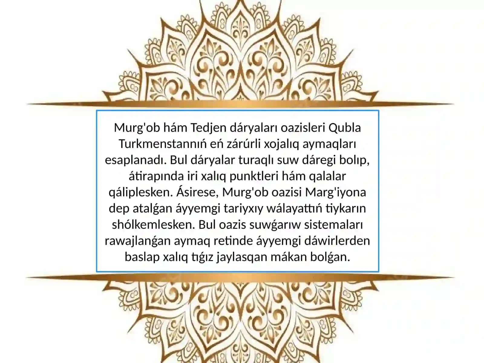 Qubla Turkmenistan qalalari 4