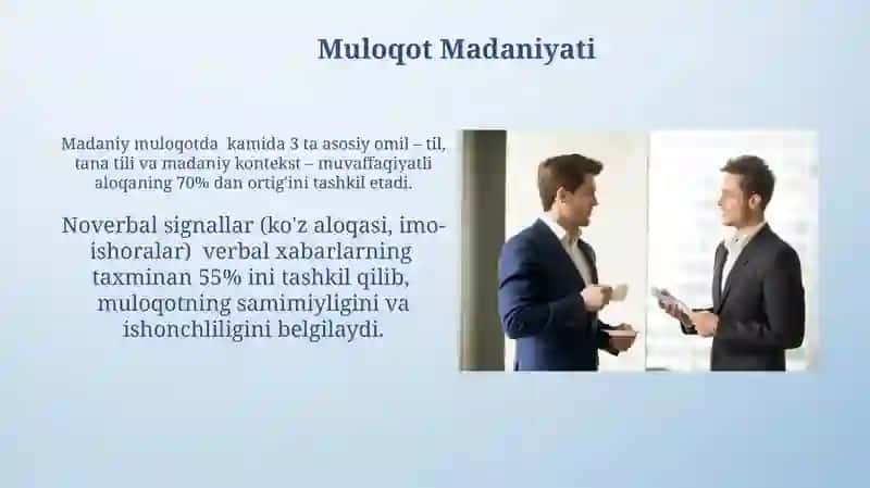 Muloqotning Asosiy Unsurlari 4