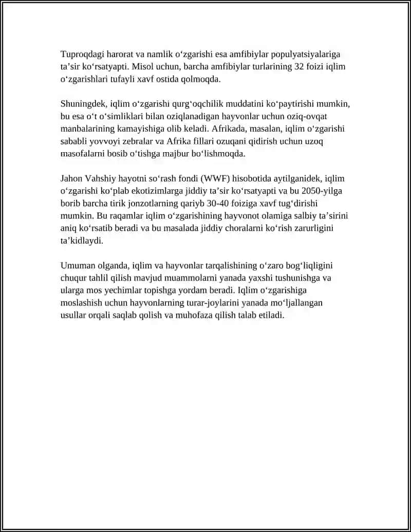 HAYVONLARNING TARQALISHIDA OMILLARNING TA'SIRI 4