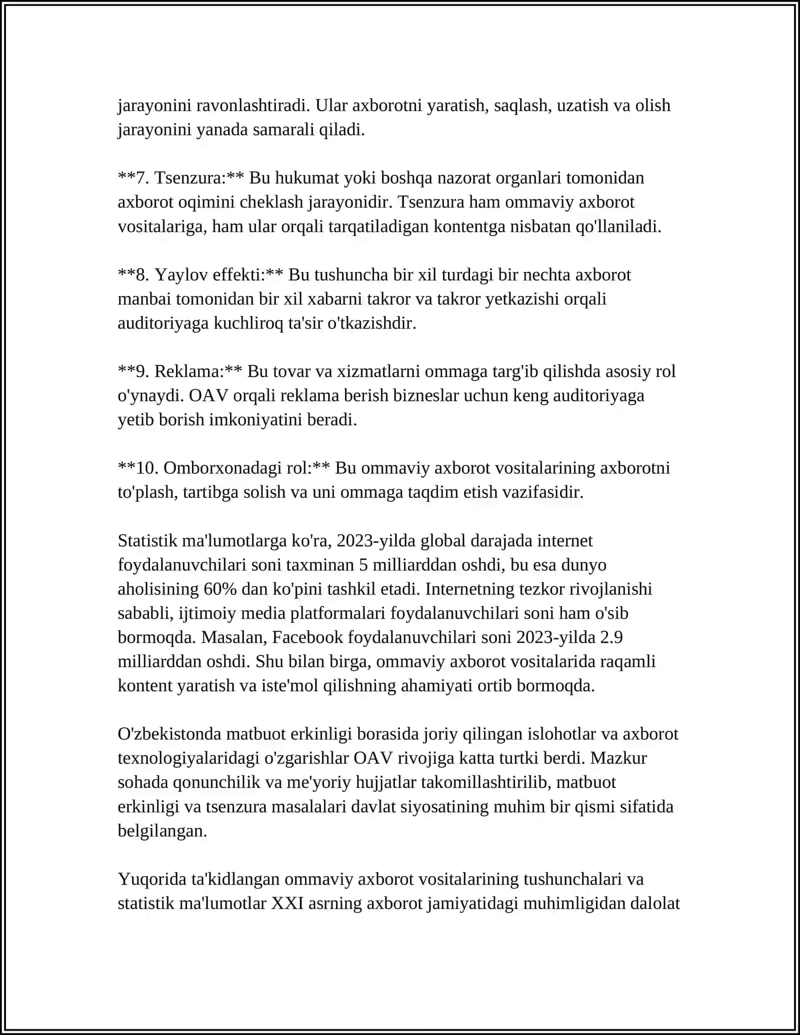MEDIA SAVODXONLIKNI RIVOJLANTIRISH YÒLLARI 4