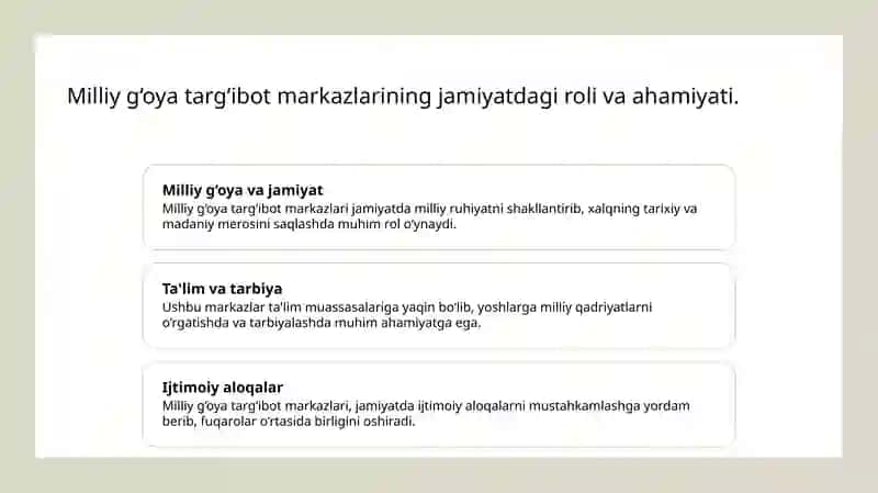 Milliy g‘oya targ‘ibot markazlari 4