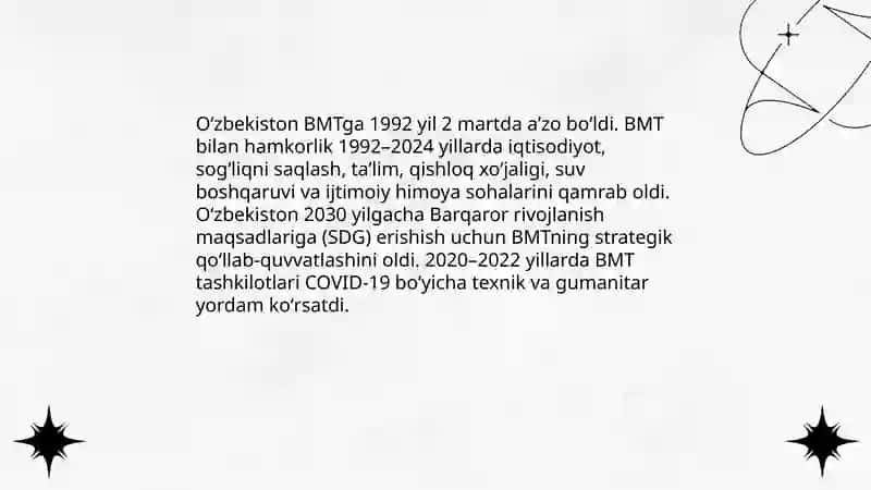 Oʻzbekiston va jahon xamjamiyati 4