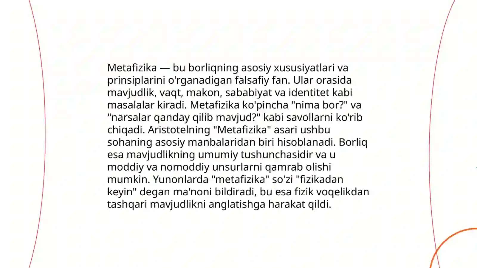 Borliq falsafasi 4