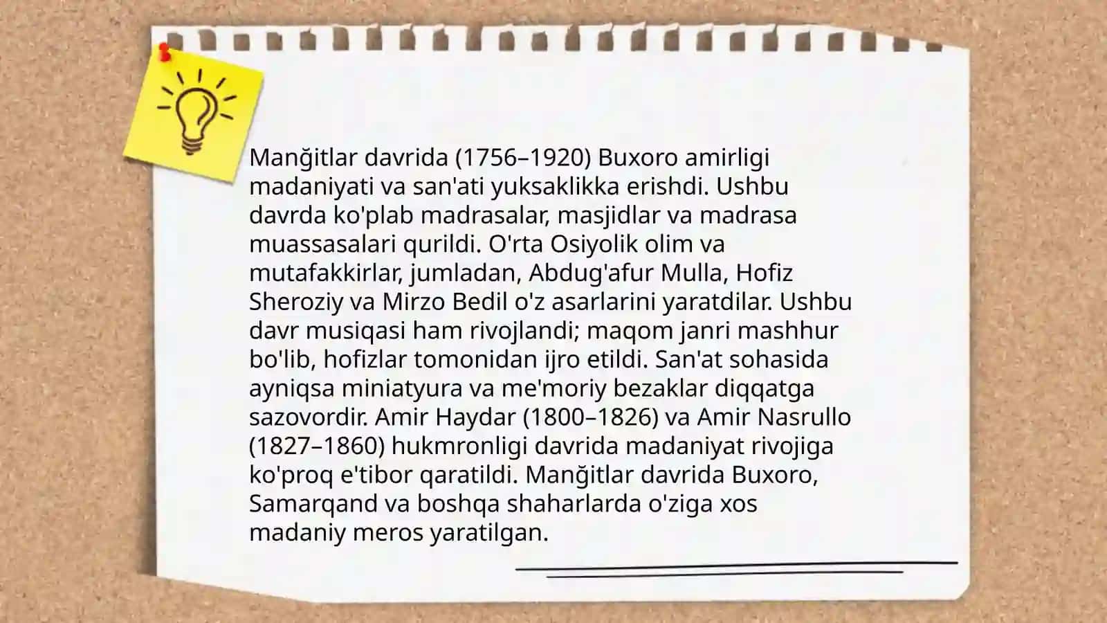 Manğitlar davrida ilm fan madanyati 4