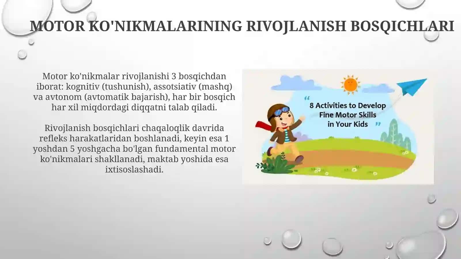 Motor ko'nikmalar 4