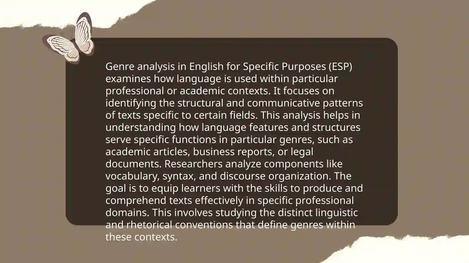 Designing materials of ESP 4
