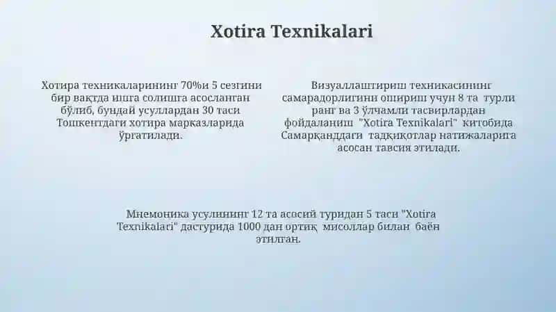 Havas hasadni o'rganuvchi metodika 4