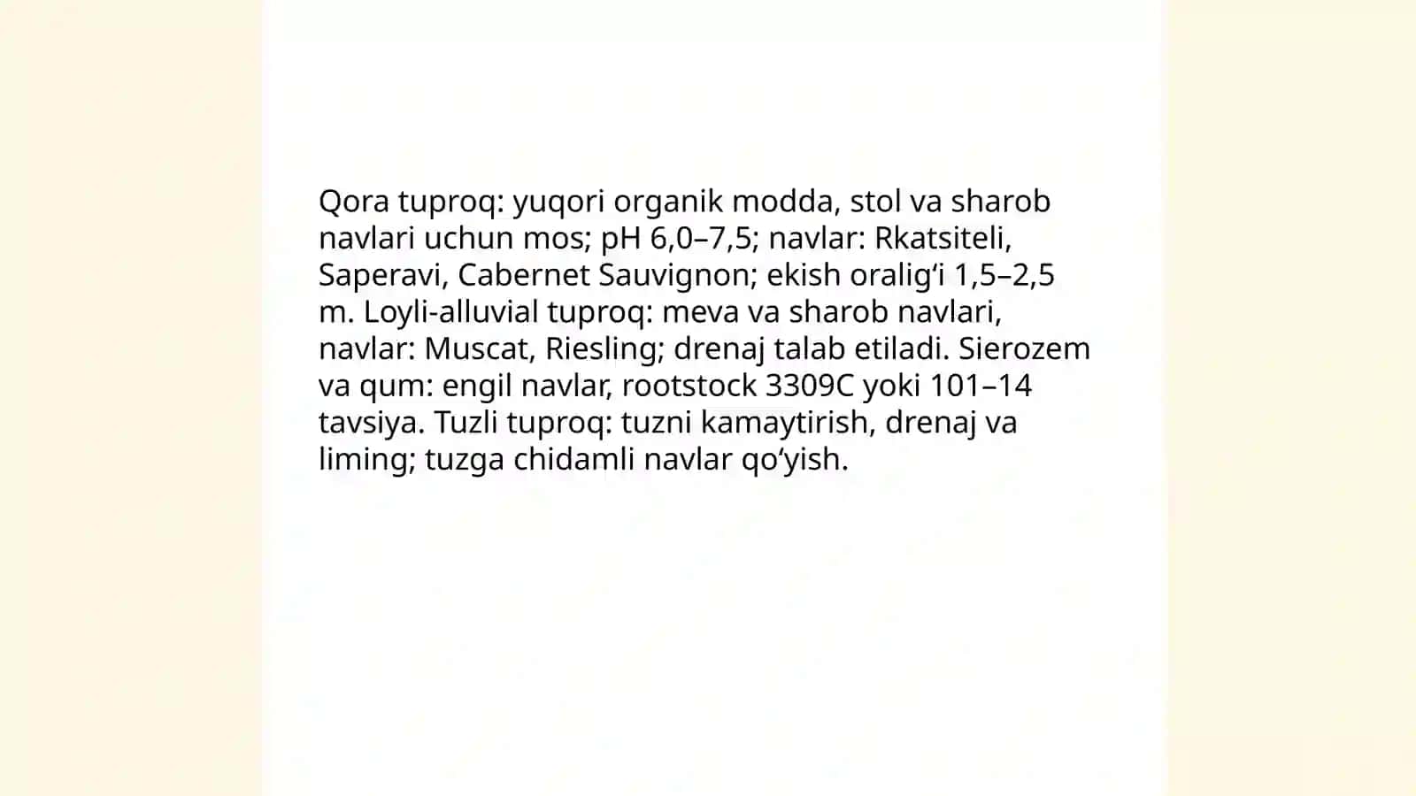 Uzum navlarini zonalarga boyicha joylashtirish 4
