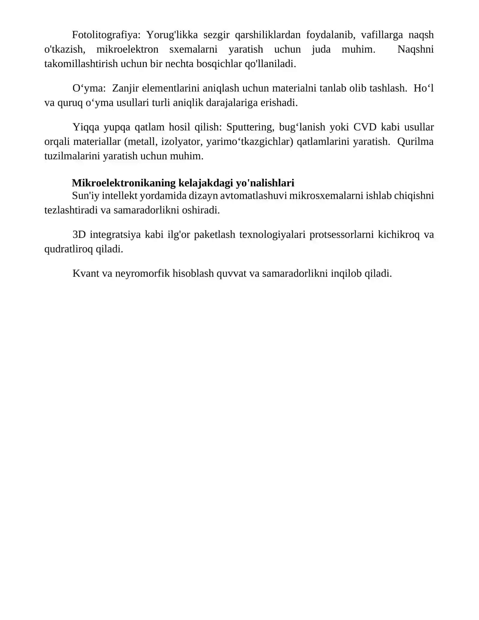 Mikrotexnika haqida malumot 4