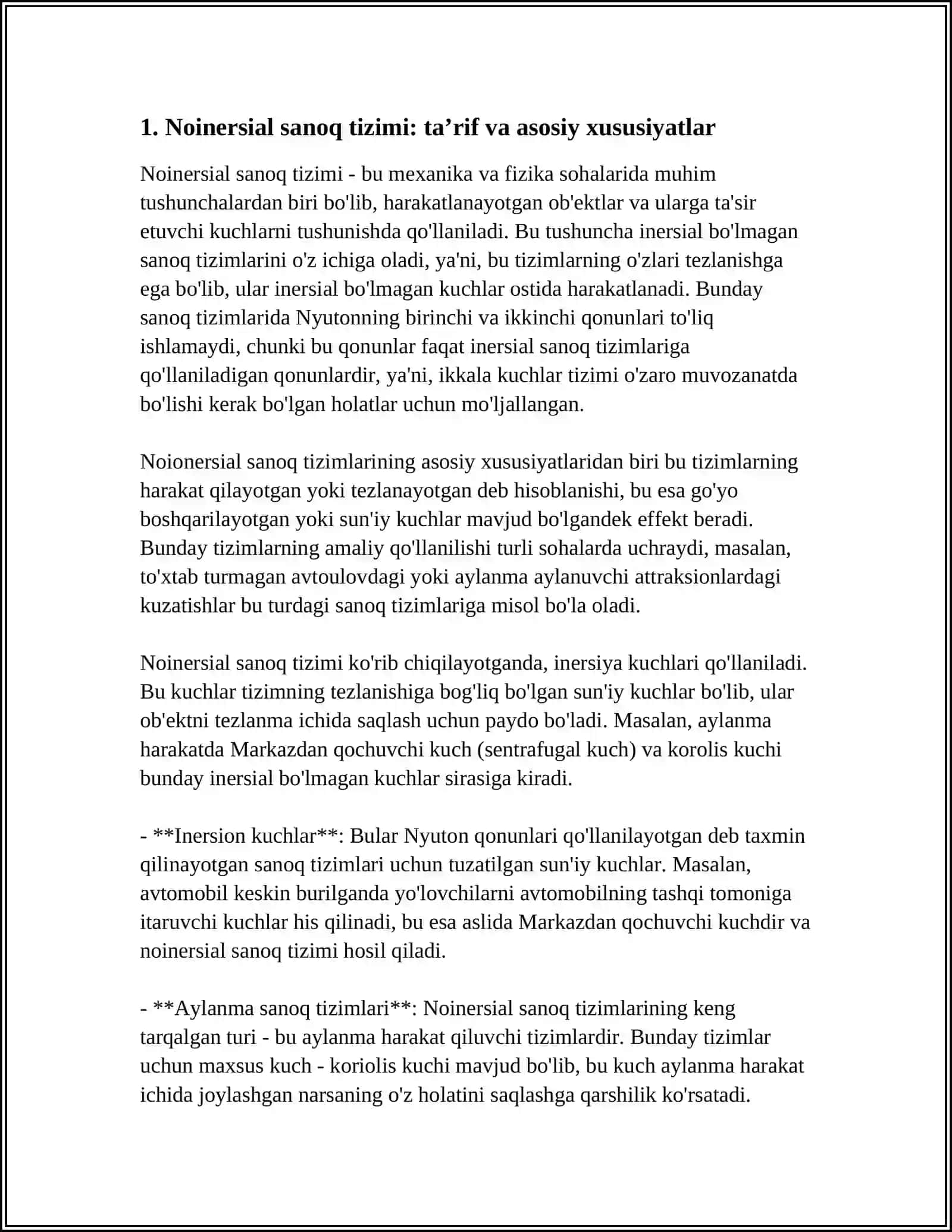 NOINERSIAL SANOQ TIZIMLARIDAGI INERSIYA KUCHLARI 4