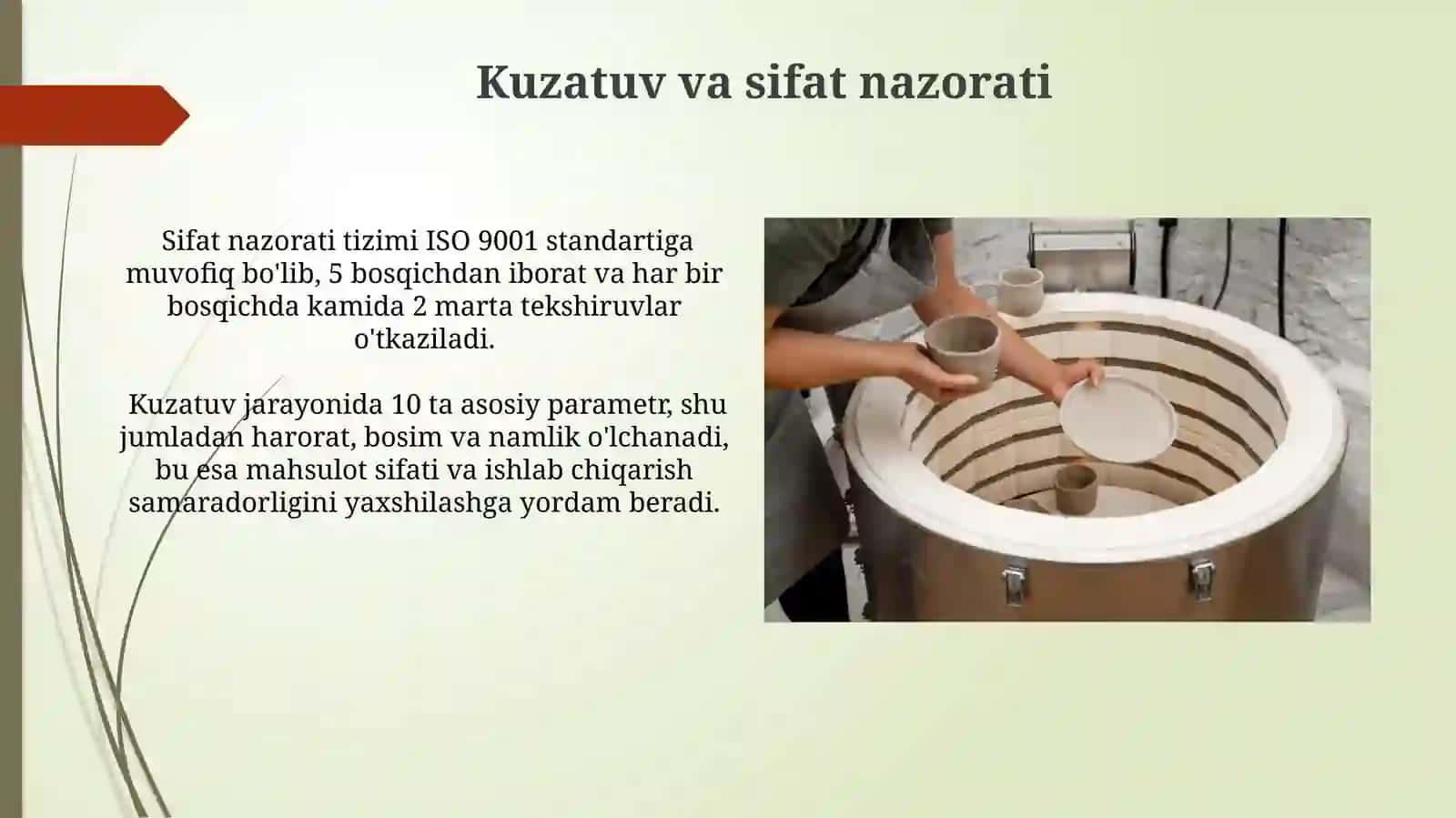 Keramik Mahsulotlar Ishlab Chiqarish Jarayoni 4