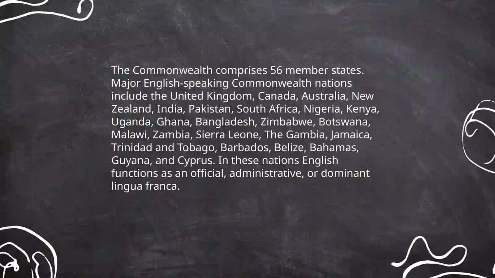 English speaking countries 4