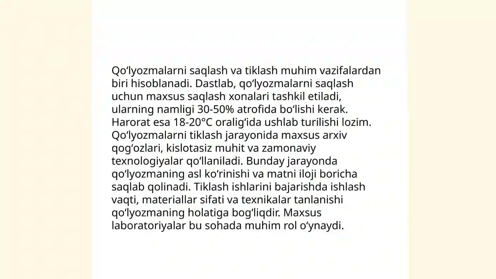 Qadimgi qoʻlyozmalar tarixi 4