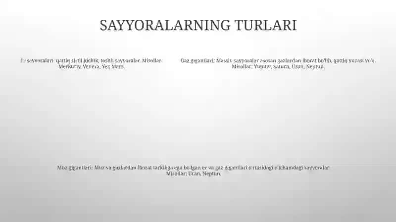 Sayyoralar 4