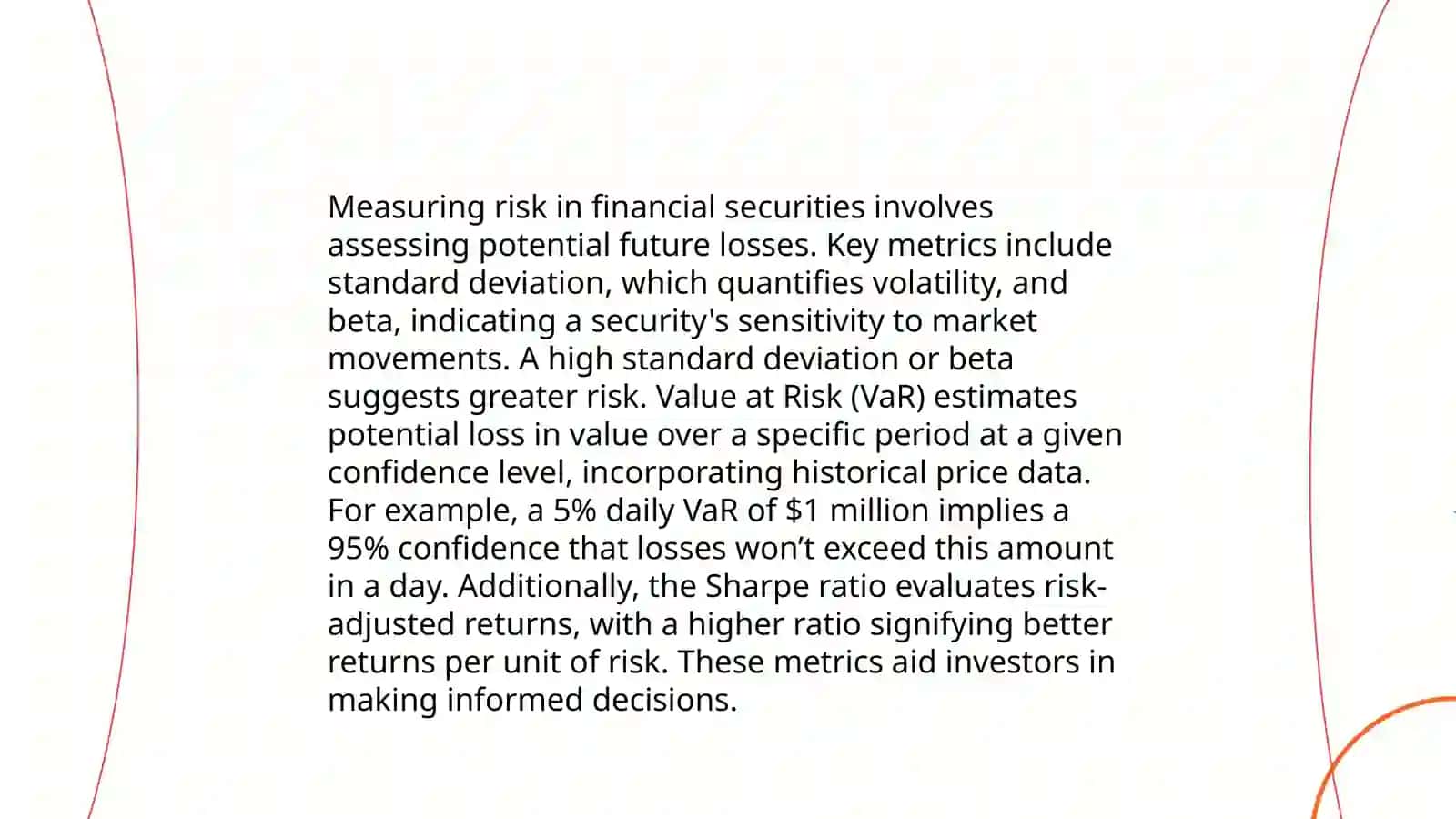 Risk and Return of a Single Financial Security 4