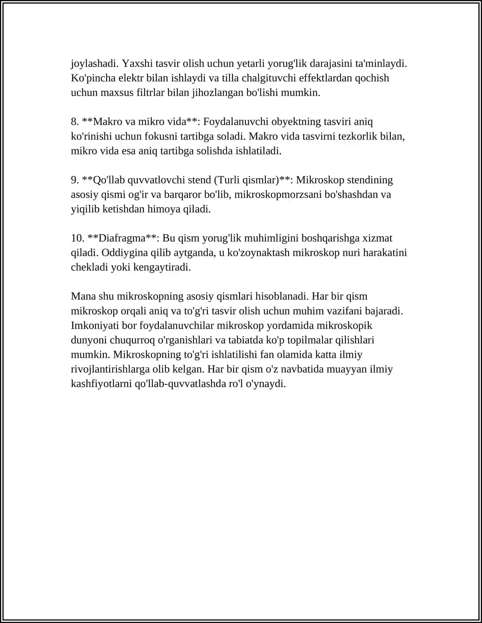 MIKROSKOPNING TUZILISHI 4