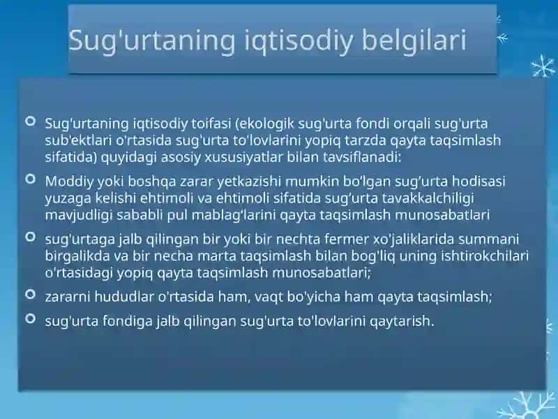 Ekologik sug’urta 4