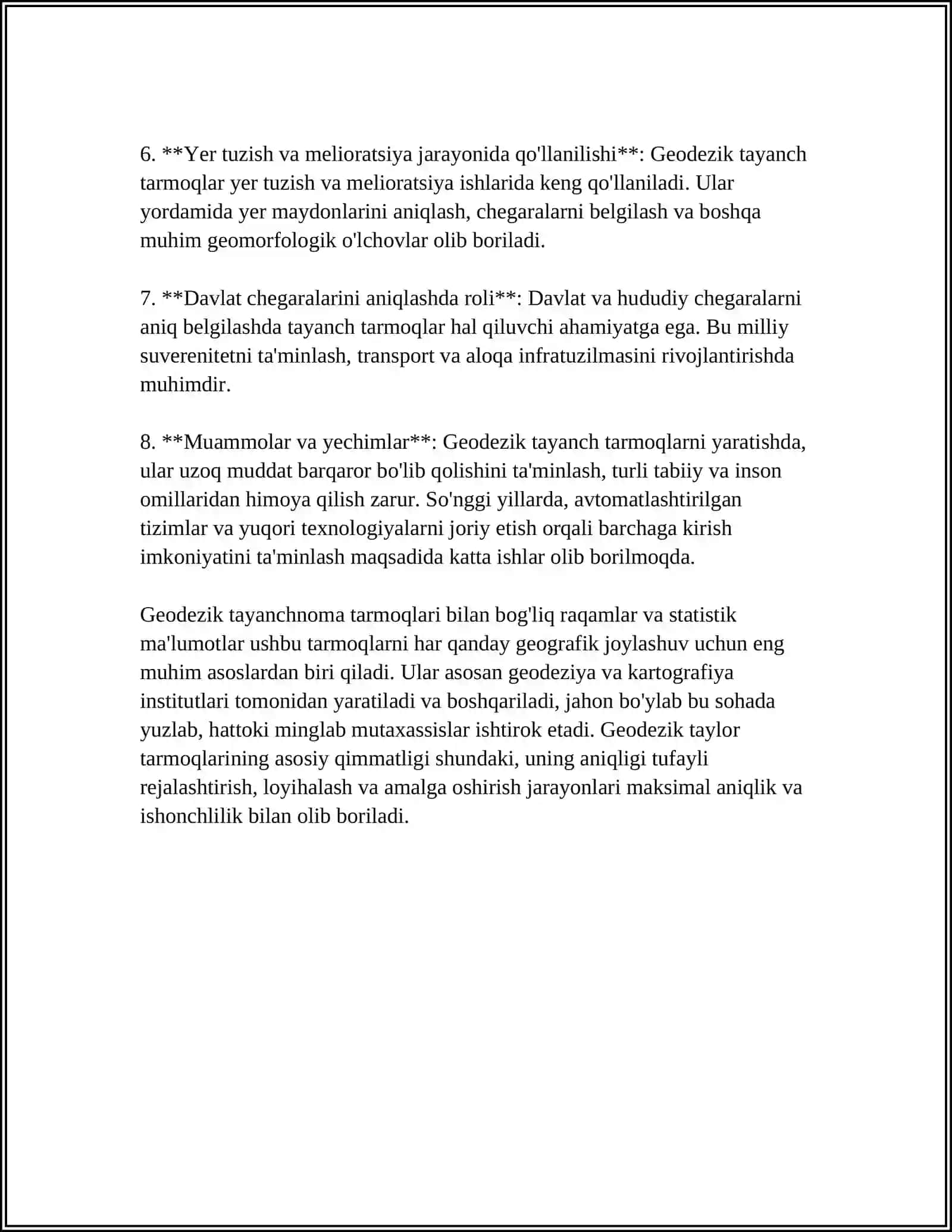 GEODEZIK TAYANCH TARMOQLARINI BARPO ETISH TURLARI 4