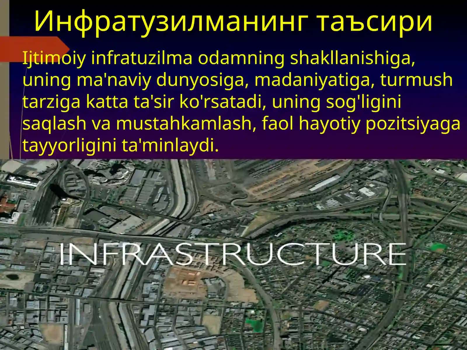 Ижтимоий инфратузилма узоқ муддатли иқтисодий кўрсаткичлар 4