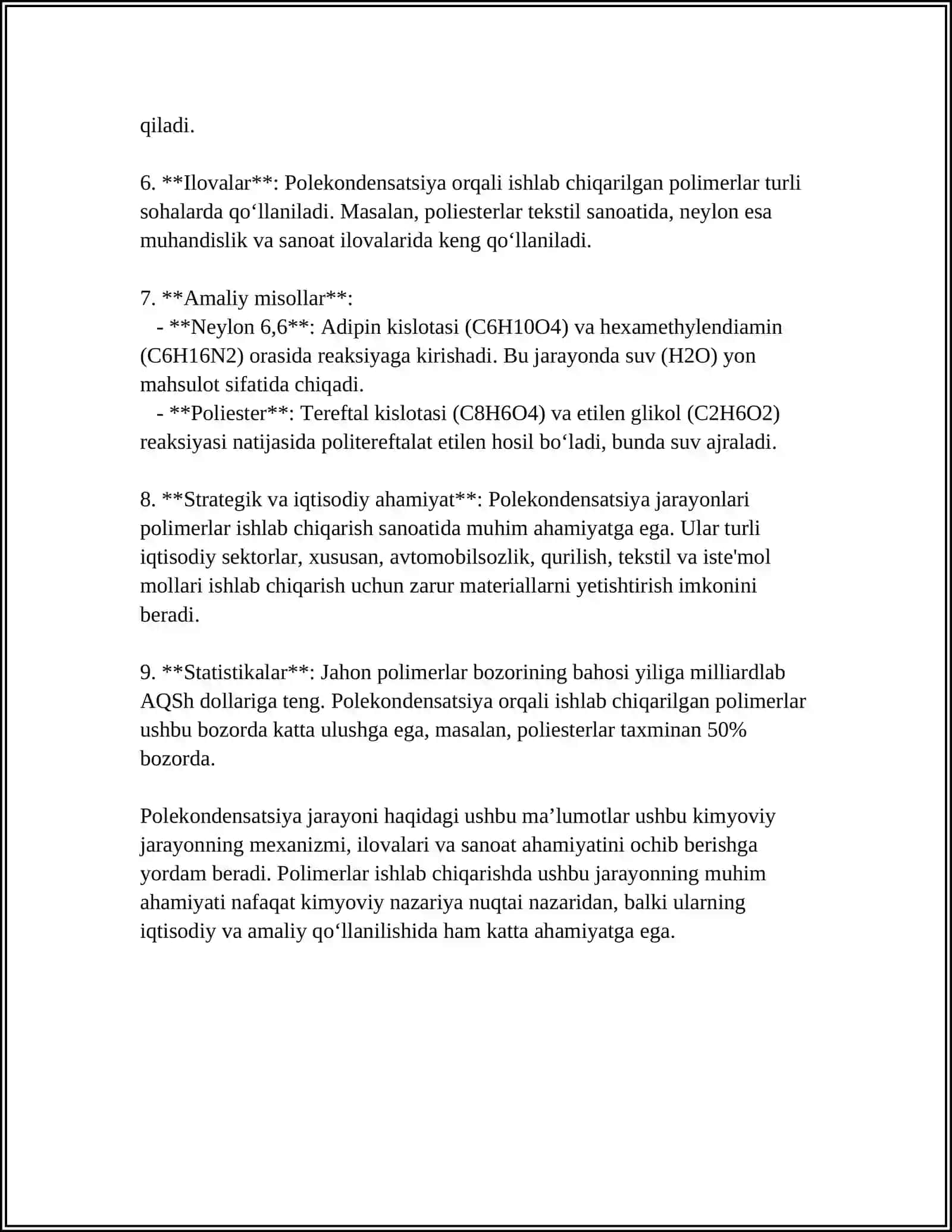 POLEKONDENSATLANISHDAGI DISTRUKTIV REAKSIYALARI 4