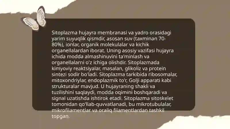Hujayra biologiyasi 4