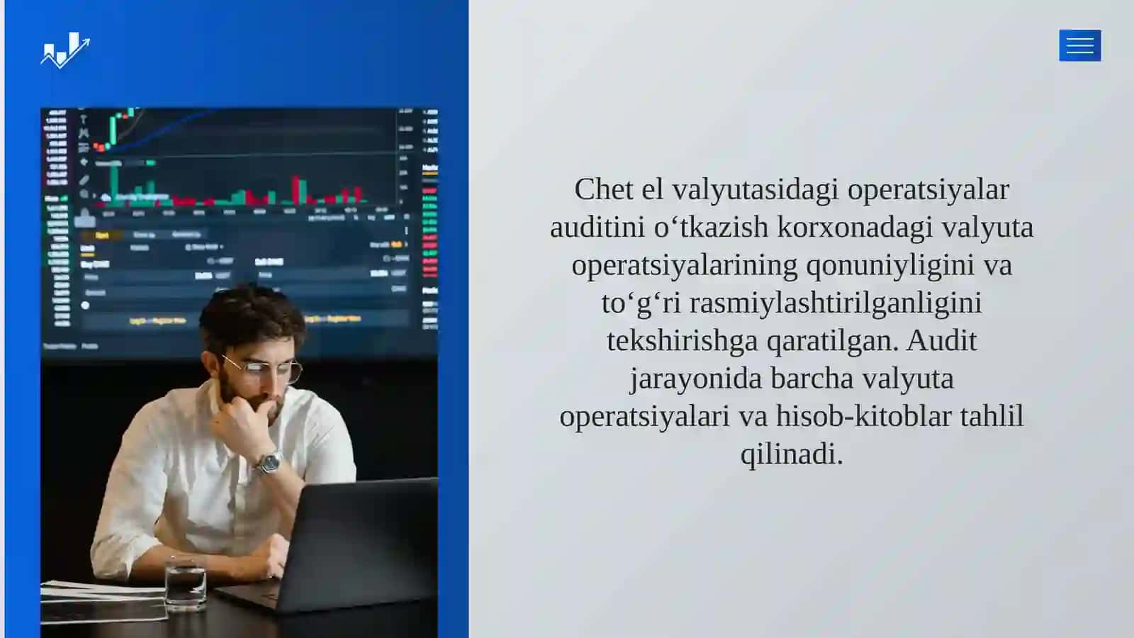 Chet el valuytasidagi operatsiyalar va hisob-kitob shakillarining auditi 4