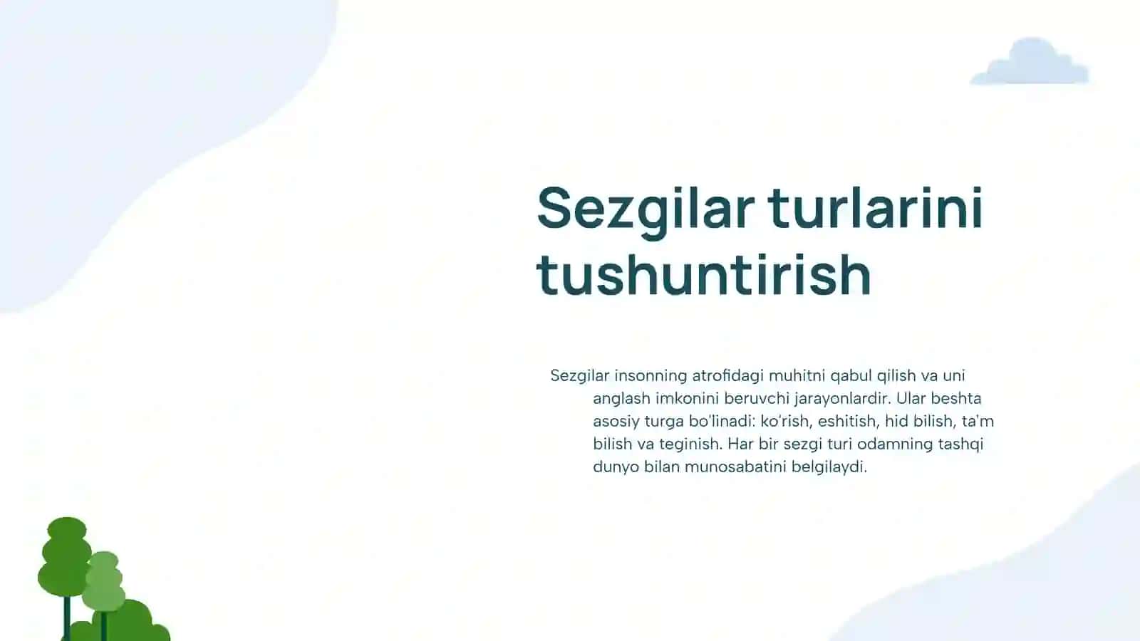 Sezgi turlari va qonunyatlari 4