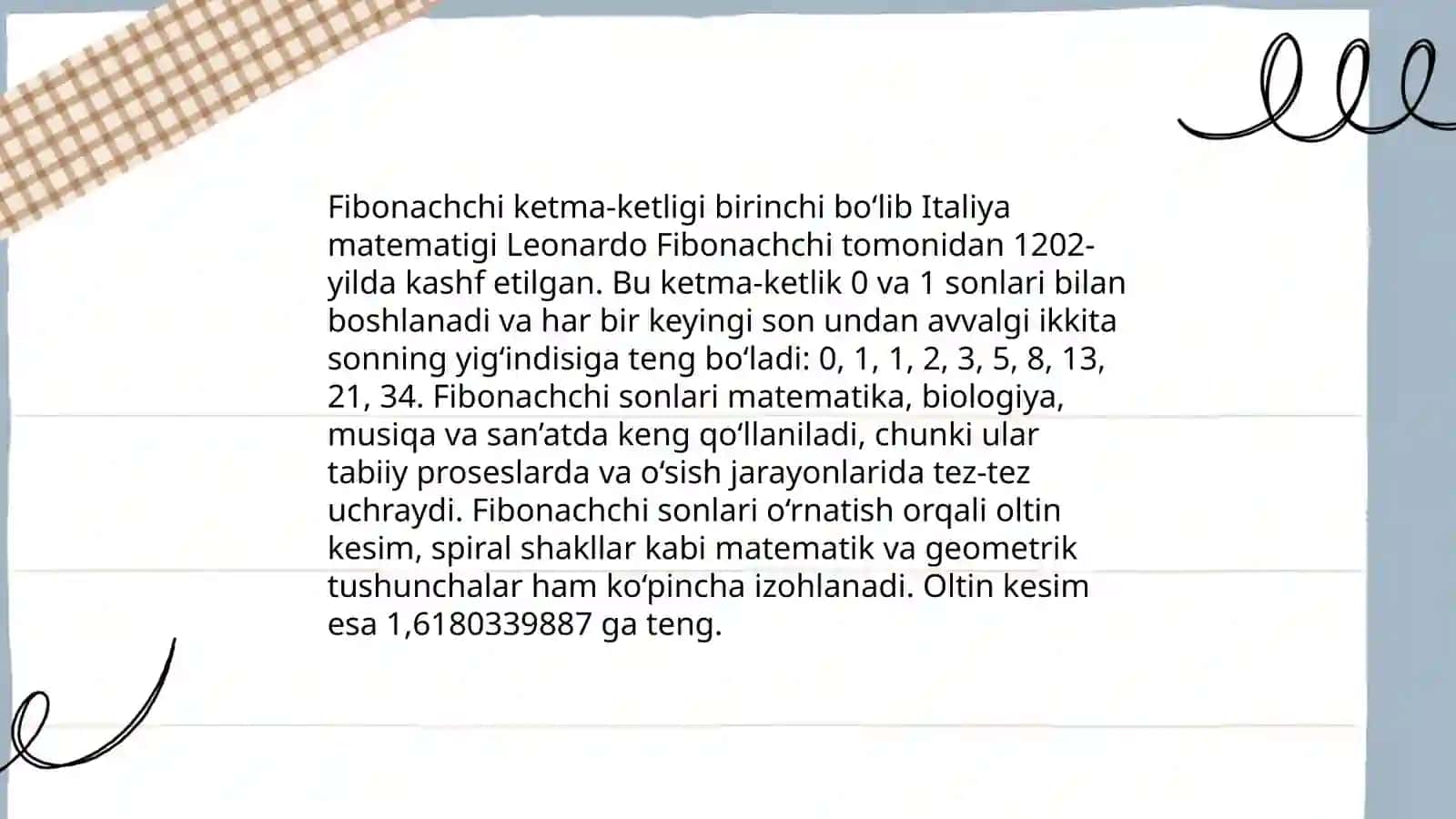 Fibonanchi sonlari. Katalana sonlari 4