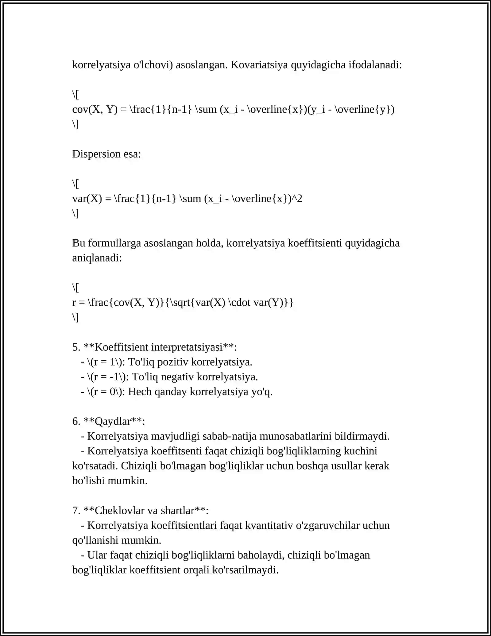 KORRELYATSIYA KOEFFITSIENTINING AMALDA QOʻLLASH 4