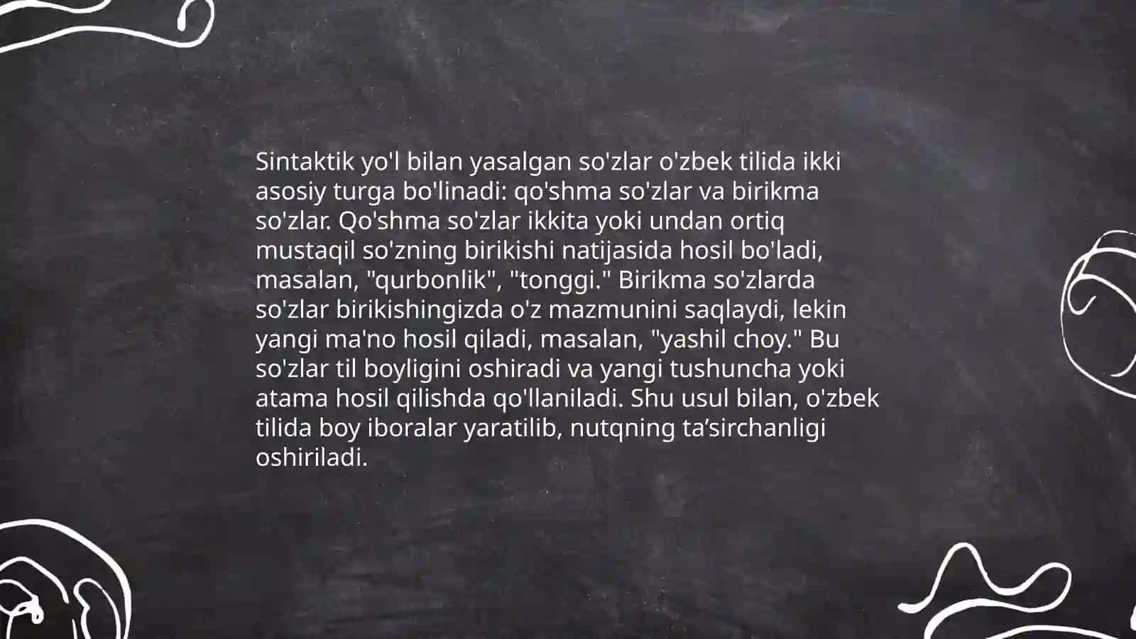 Yakka so'zlar va ularning sintaktik yasalishi 4