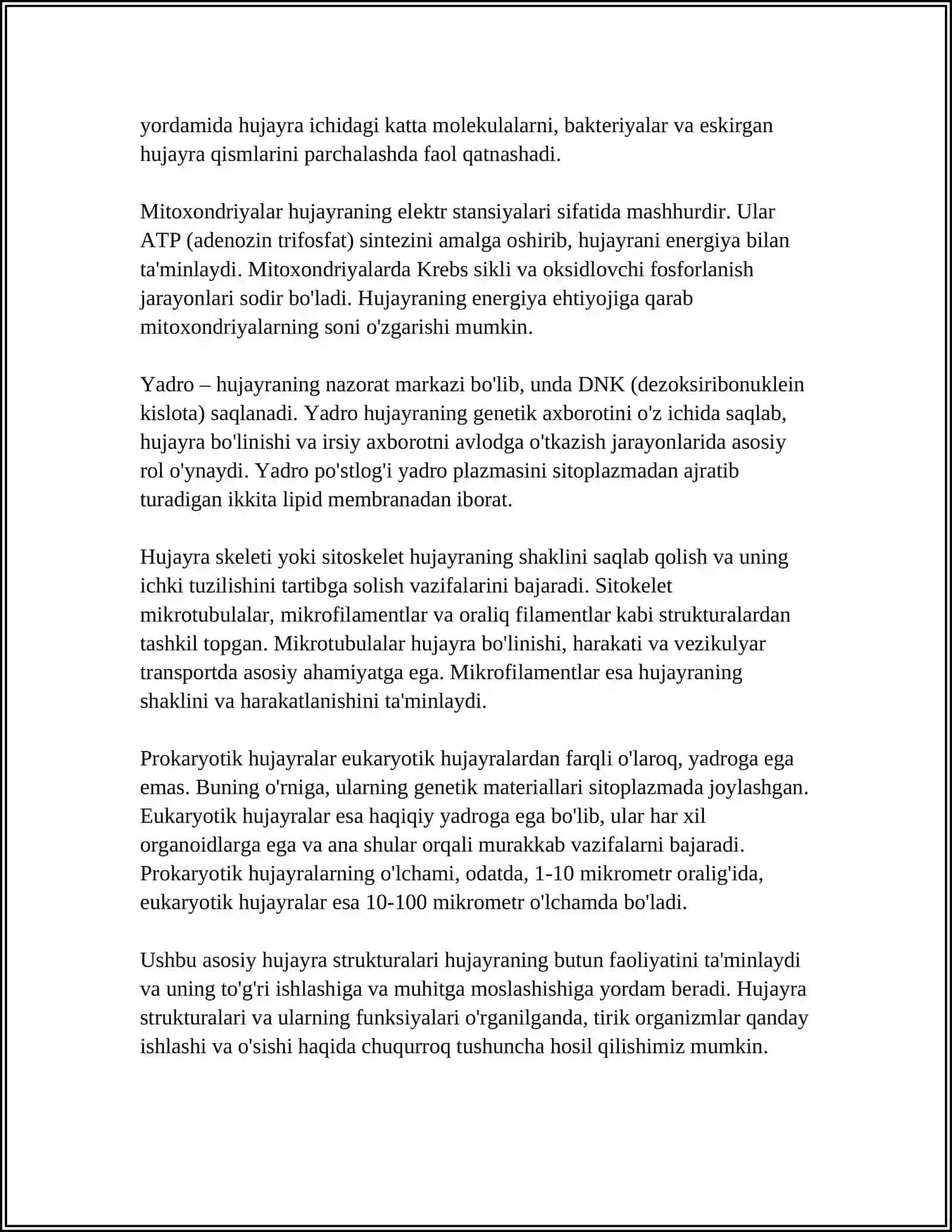 ASAB TIZIMINING ONTOGENEZI 4