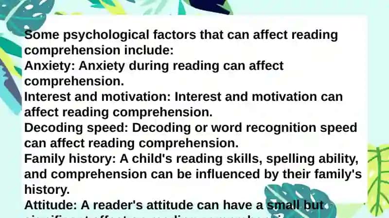 Psychological and linguistic factors of teaching reading at the elementary stage 4