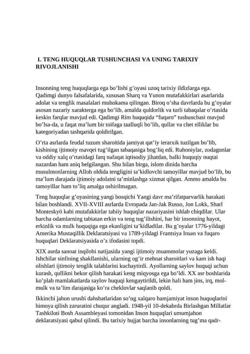 TENG HUQUQLAR VA TENG IMKONIYATLAR SIYOSATI 4
