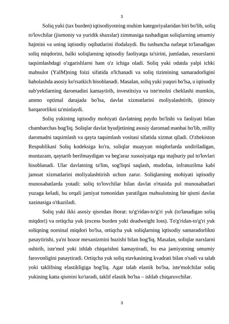 Soliq yuki va uning iqtisodiy o'sishga ta'siri 4