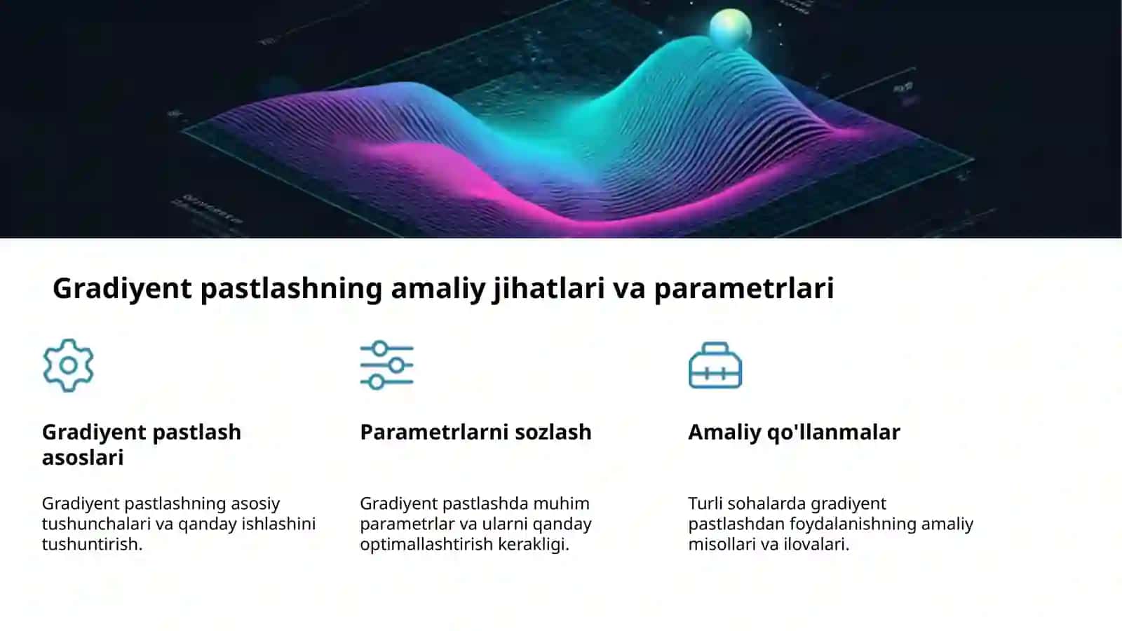 Xatolarni hisoblash va gradiyent pastlash 4