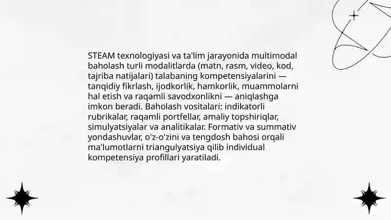 STEAM texnalogiyasi va taʼlim jarayoni integratsiyasi 4