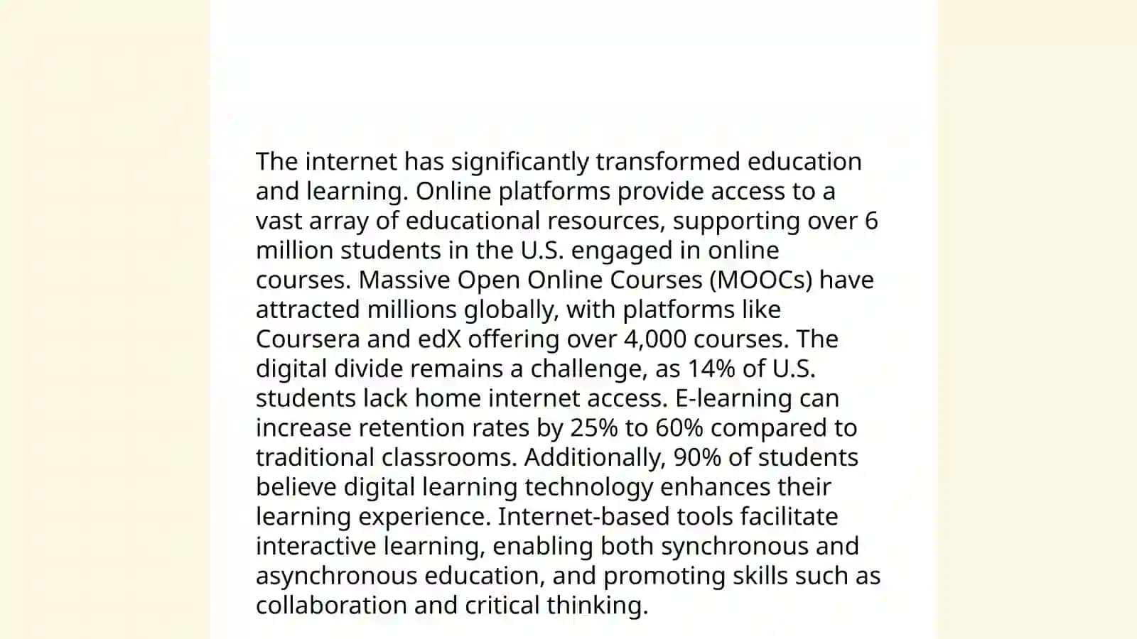 The Role of Internet in Our Life 4