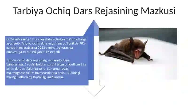 Tarbiya fanidan ochiq dars ishlanma 4