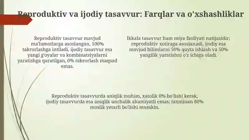 Xayol turlari toʻgʻrisida umumiy tushuncha 4