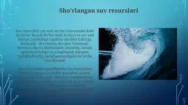 Oqova suvlar va ularning sinflanishi 4