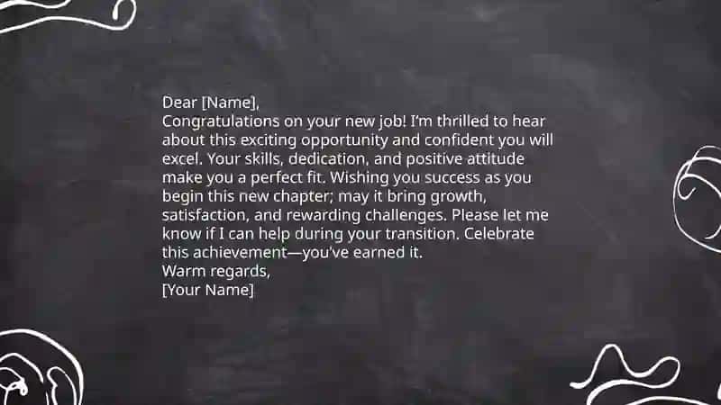 Congratulations letter 4